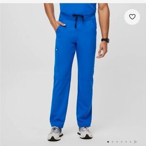 Figs Men's Vibrant Blue Cargo Pants